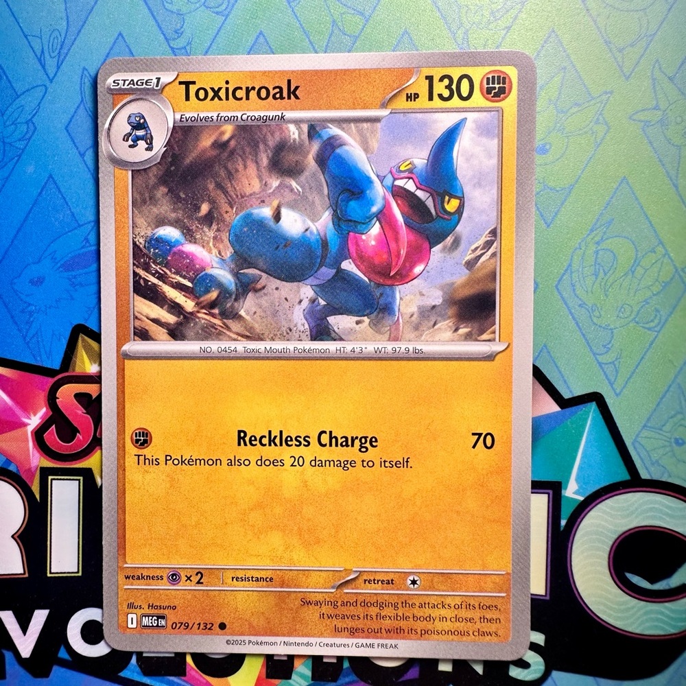 toxicroak (079/132) - common — pokémon: mega evolutions